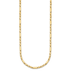 14k Polished Fancy Bar Link 19.75 inch Necklace