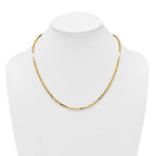 14k Polished Fancy Bar Link 19.75 inch Necklace
