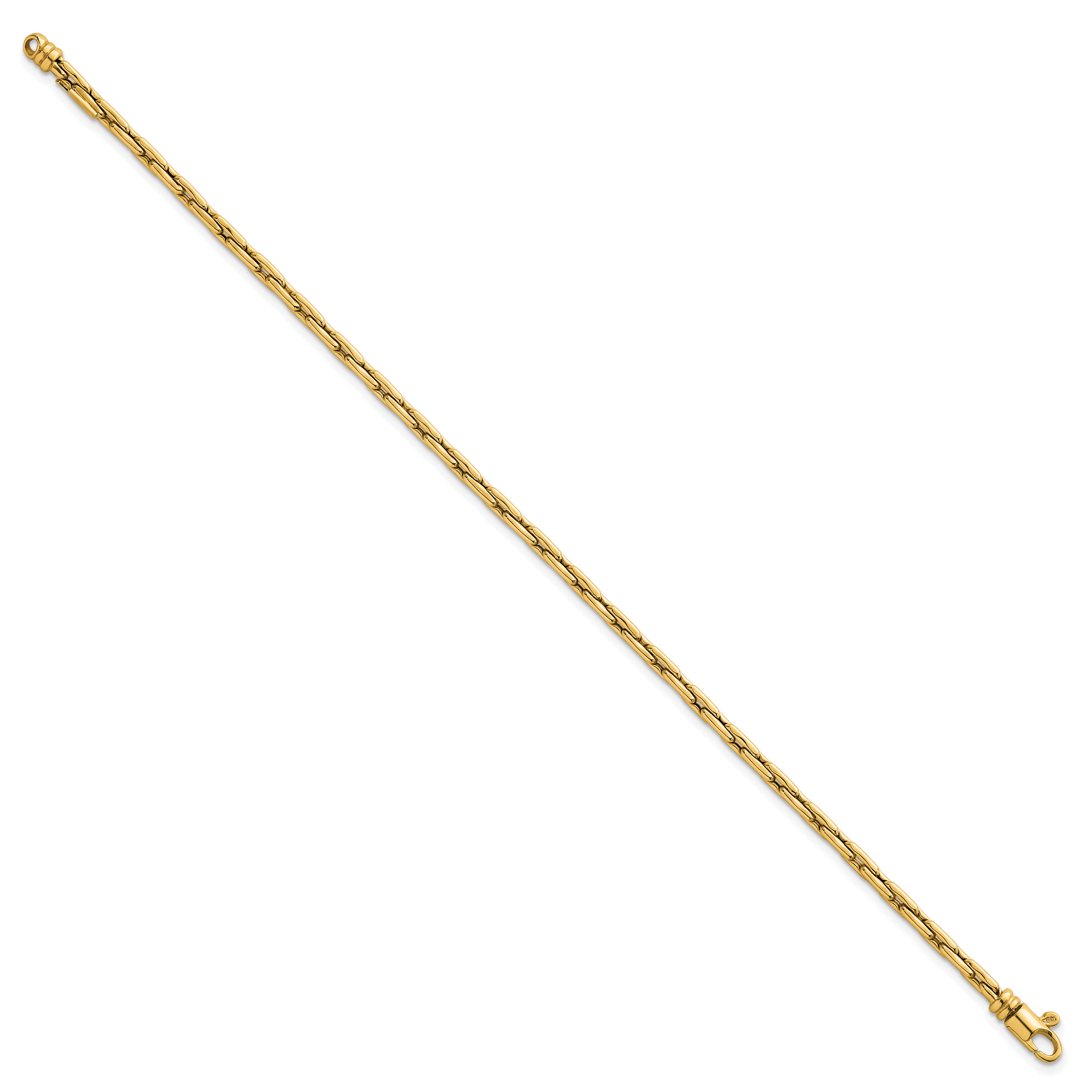 14k Polished 2.9mm Fancy Link 7.5 inch Bracelet Secondary image