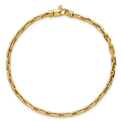 14k Polished 2.9mm Fancy Link 7.5 inch Bracelet