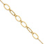 14k Polished And Twisted 9.5mm Oval Links 6.75 inch Bracelet Plus 0.5 inch Extender