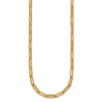 14k Polished 4.3mm Paperclip Link 18 inch Necklace
