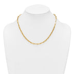 14k Polished 4.3mm Paperclip Link 18 inch Necklace