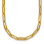14k Polished 4.3mm Paperclip Link 18 inch Necklace