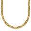14k Polished 4mm Paperclip Link 18 inch Necklace