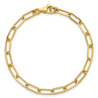 14k Polished 4.75mm Paper Clip Link 7.75 inch Bracelet