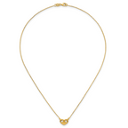 14k Polished Heart 18 inch Necklace