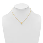 14k Polished 7.5mm Round Bead 16 inch Necklace Plus 2 inch Extender