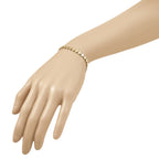 Clover Bracelet in 14K Yellow Gold, 4.8mm, 7.5 Inch - Sophia Jewelers