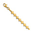 Clover Bracelet in 14K Yellow Gold, 4.8mm, 7.5 Inch - Sophia Jewelers