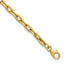 Open Link Bracelet in 14K Yellow Gold, Textured - Sophia Jewelers