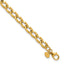 Flat Curb Bracelet in 14K Yellow Gold, Lightweight - Sophia Jewelers