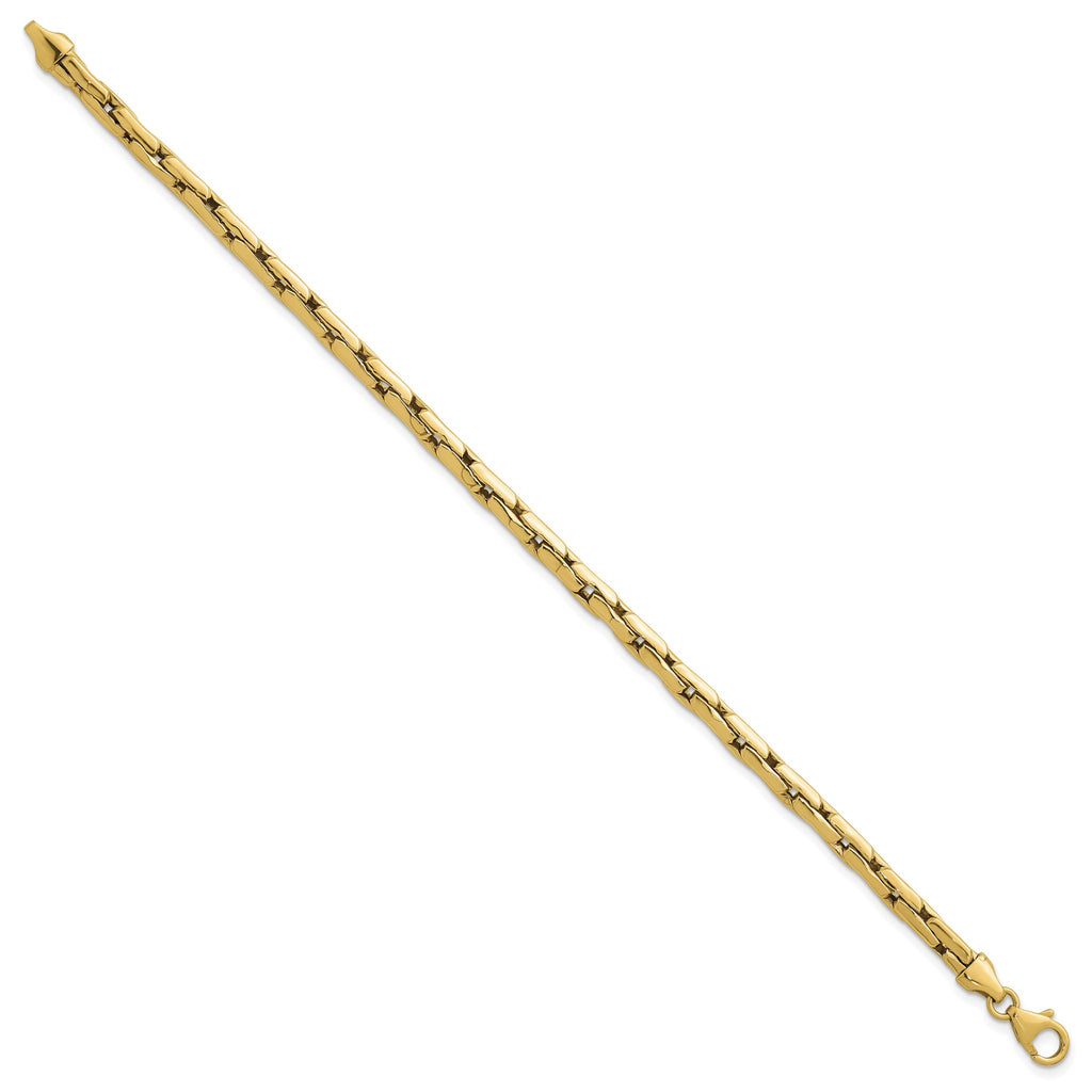 Bar Link Bracelet in 14K Yellow Gold - Sophia Jewelers