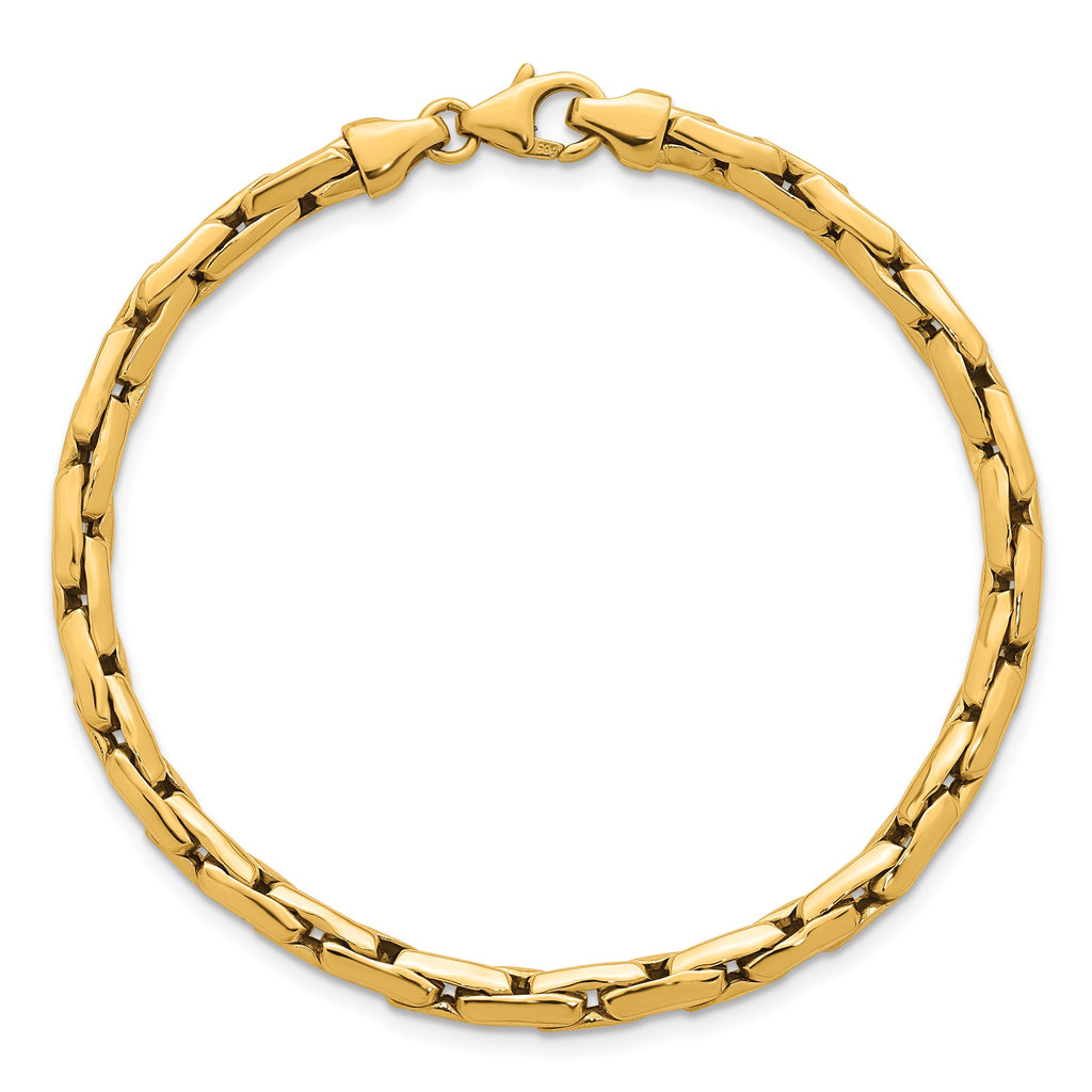 Bar Link Bracelet in 14K Yellow Gold - Sophia Jewelers