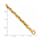 Bar Link Bracelet in 14K Yellow Gold - Sophia Jewelers