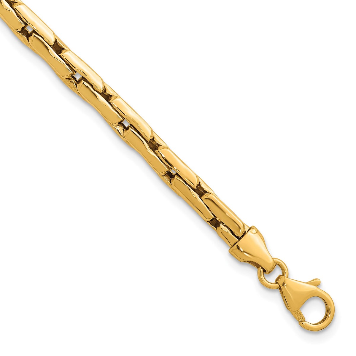 Bar Link Bracelet in 14K Yellow Gold - Sophia Jewelers