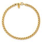 Fancy Twist Curb Bracelet in 14K Yellow Gold - Sophia Jewelers