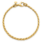 Laser-Cut Fancy Curb Link Bracelet in 14K Yellow Gold - Sophia Jewelers