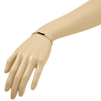Onyx Bar Oyster Style Link Bracelet in 14K Yellow Gold, 7.2 Inch - Sophia Jewelers