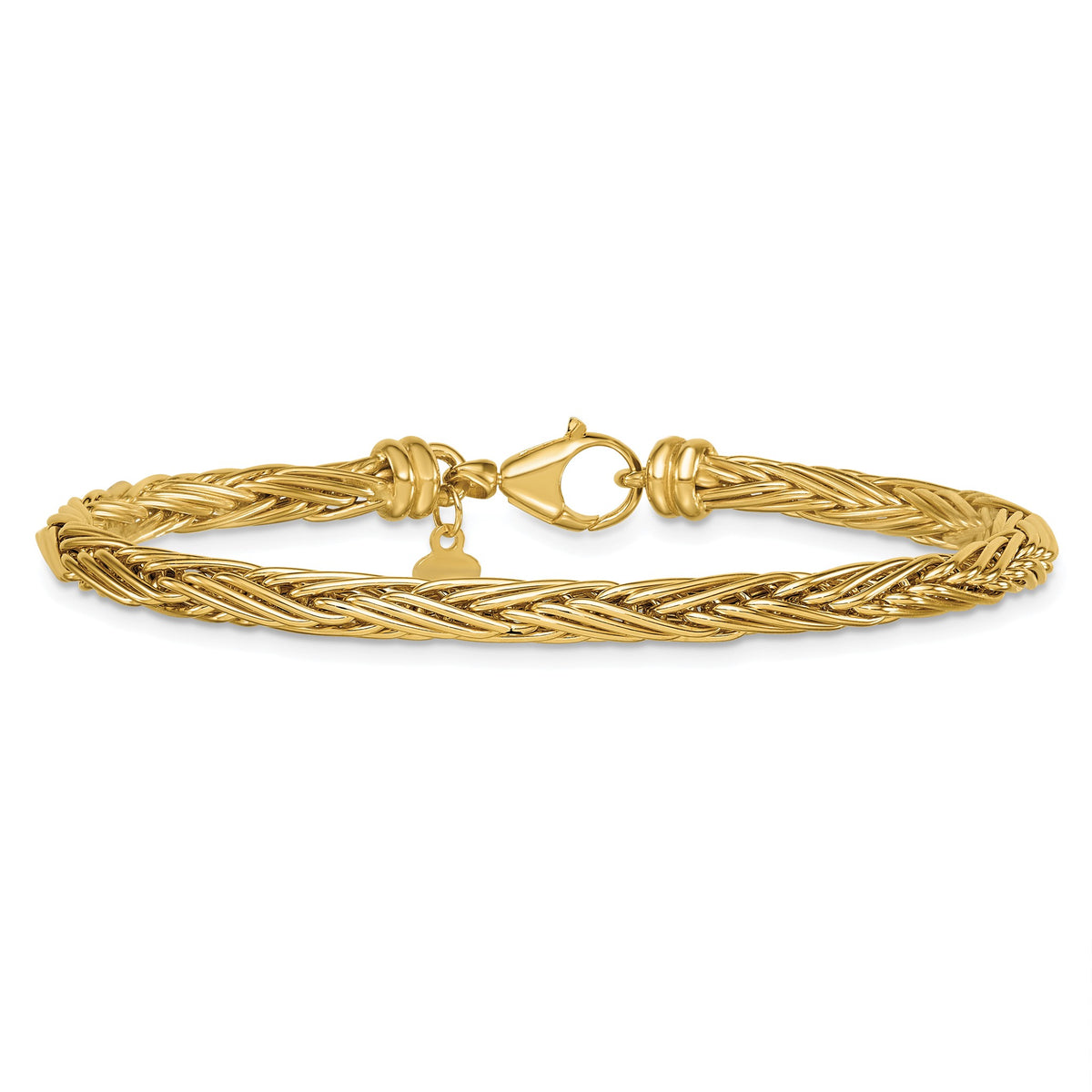 Fancy Wheat Necklace in 14K Yellow Gold - Sophia Jewelers