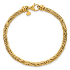 Fancy Wheat Necklace in 14K Yellow Gold - Sophia Jewelers