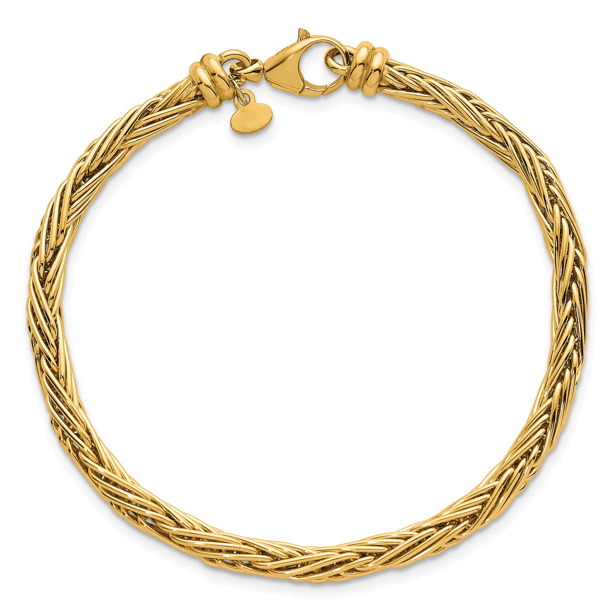 Fancy Wheat Necklace in 14K Yellow Gold - Sophia Jewelers