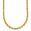 Fancy Rope Necklace in 14K Yellow Gold, Diamond-Cut - Sophia Jewelers