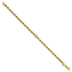 Serpentine Ring Station Necklace in 14K Two-Tone Gold - Sophia Jewelers