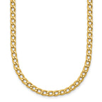 Open Curb Link Necklace in 14K Yellow Gold - Sophia Jewelers
