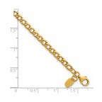 Open Curb Link Necklace in 14K Yellow Gold - Sophia Jewelers