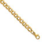 Fancy Curb Link Necklace in 14K Yellow Gold - Sophia Jewelers