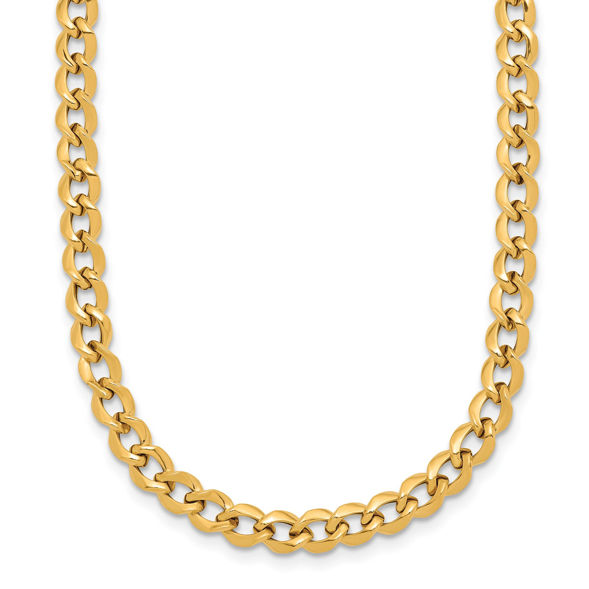 Twisted Curb Necklace in 14K Yellow Gold, 7.5–18 Inch - Sophia Jewelers Main image