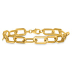 Oval Link Necklace in 14K Yellow Gold, 8mm - Sophia Jewelers
