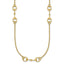 Stirrup Link Necklace in 14K Yellow Gold - Sophia Jewelers