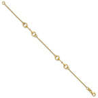Stirrup Link Necklace in 14K Yellow Gold - Sophia Jewelers
