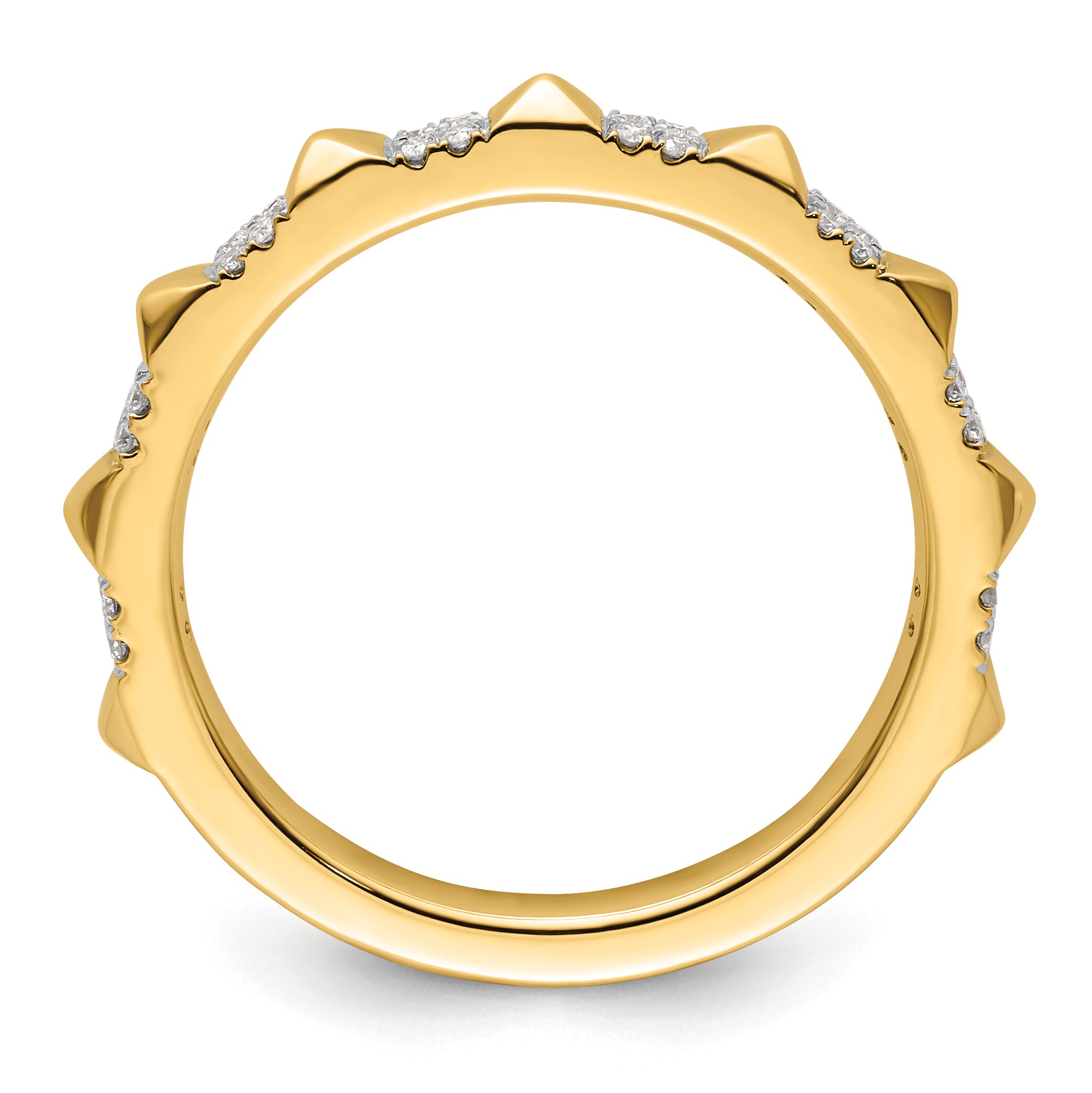 14k Stackable Expressions Diamond Ring