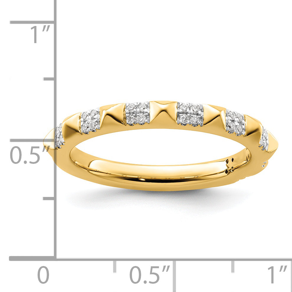 14k Stackable Expressions Diamond Ring