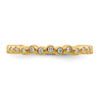 14k Stackable Expressions Diamond Ring