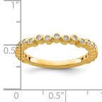 14k Stackable Expressions Diamond Ring