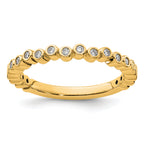 14k Stackable Expressions Diamond Ring
