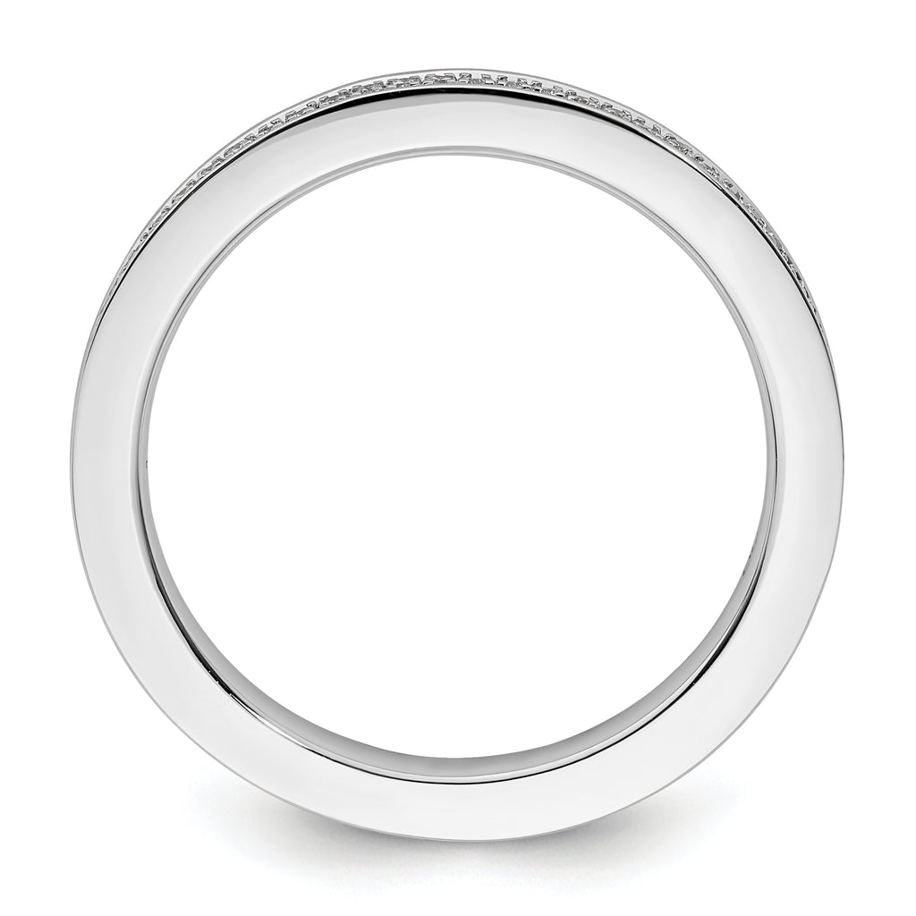 14k White Gold Stackable Expressions Diamond Ring