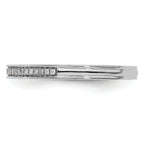 14k White Gold Stackable Expressions Diamond Ring