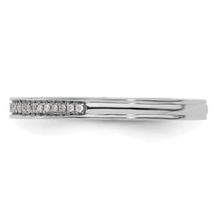 14k White Gold Stackable Expressions Diamond Ring
