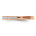14k Rose Gold Stackable Expressions Diamond Ring