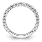 14k White Gold Stackable Expressions Diamond Ring