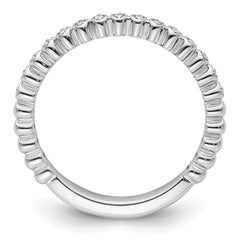 14k White Gold Stackable Expressions Diamond Ring
