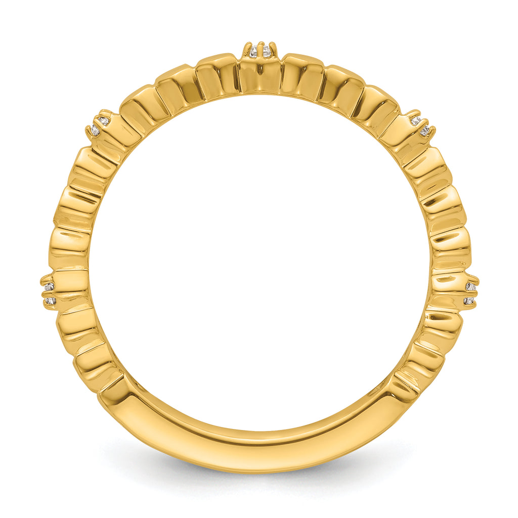 14k Stackable Expressions Diamond Ring