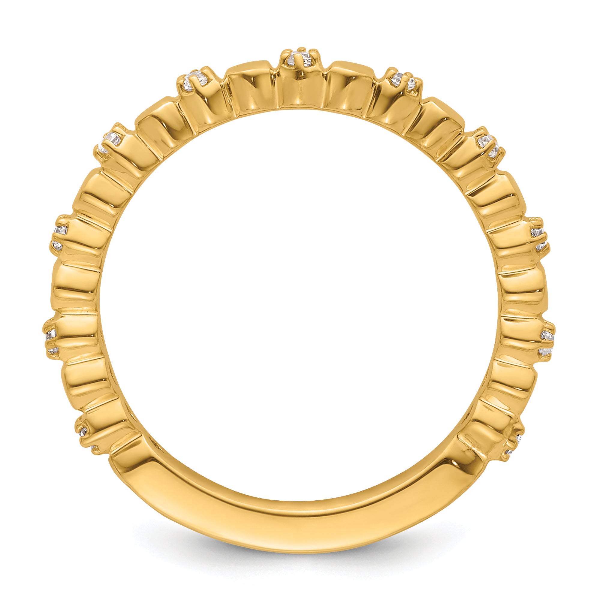 14k Stackable Expressions Diamond Ring Secondary image
