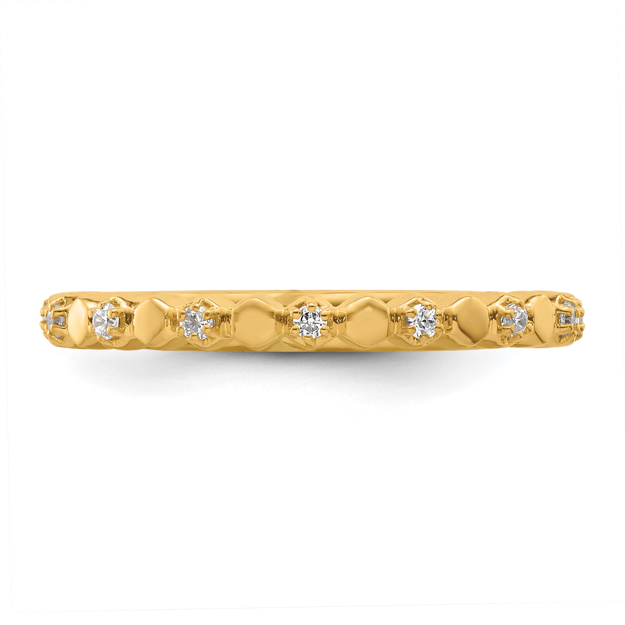14k Stackable Expressions Diamond Ring
