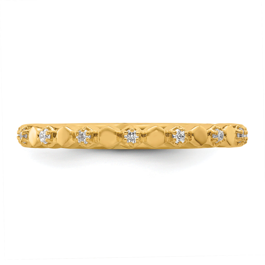14k Stackable Expressions Diamond Ring